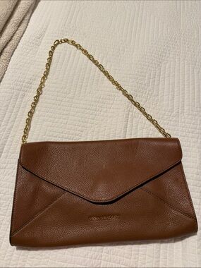Vera Bradley leather envelope bag